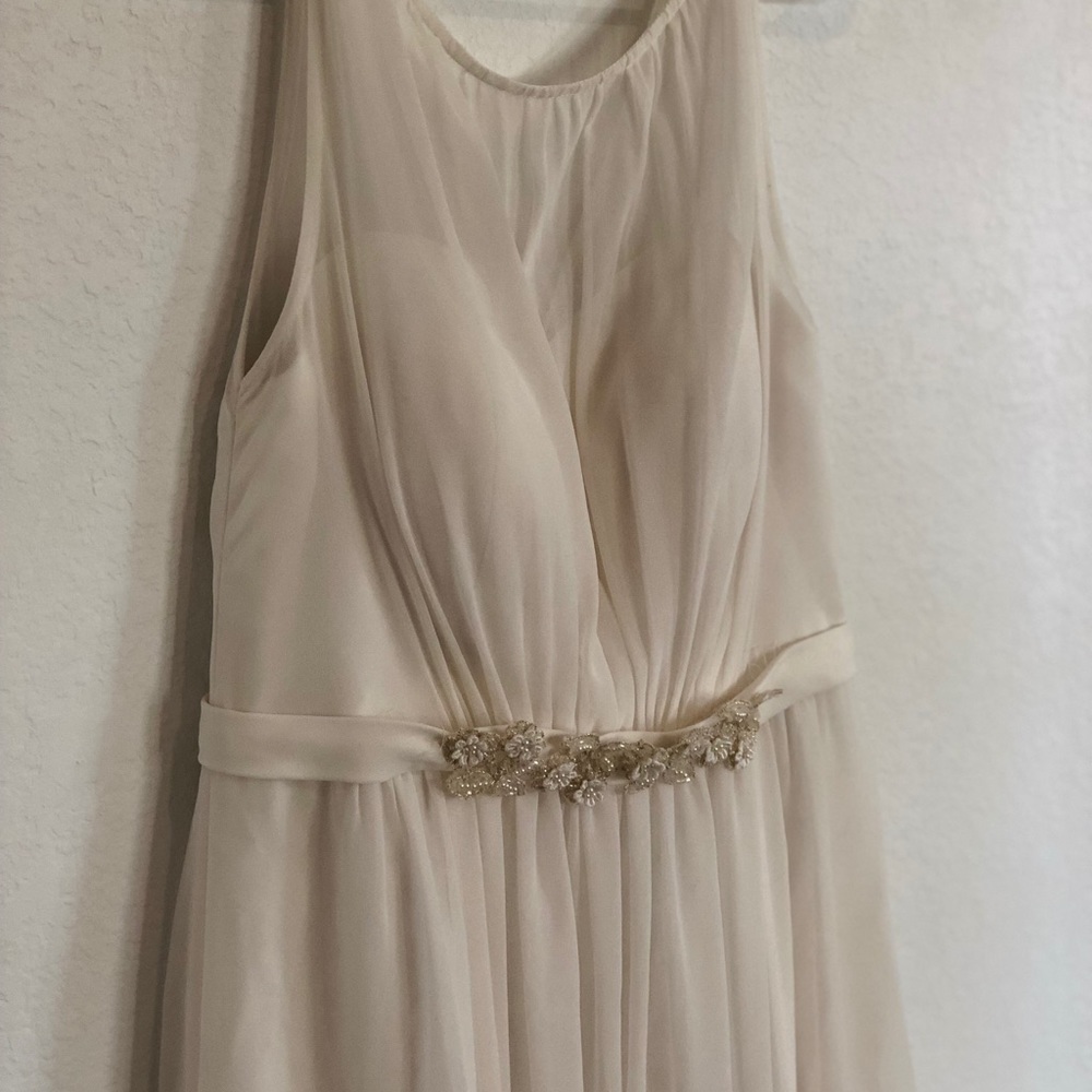 Cream Chiffon Wedding Dress